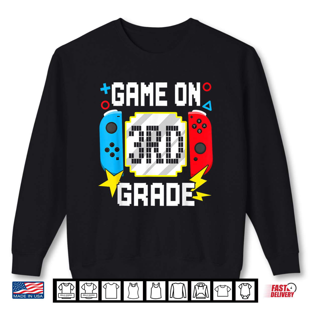 3Rd Grade For Boys Back To School First Day Of Third Grade Shirt