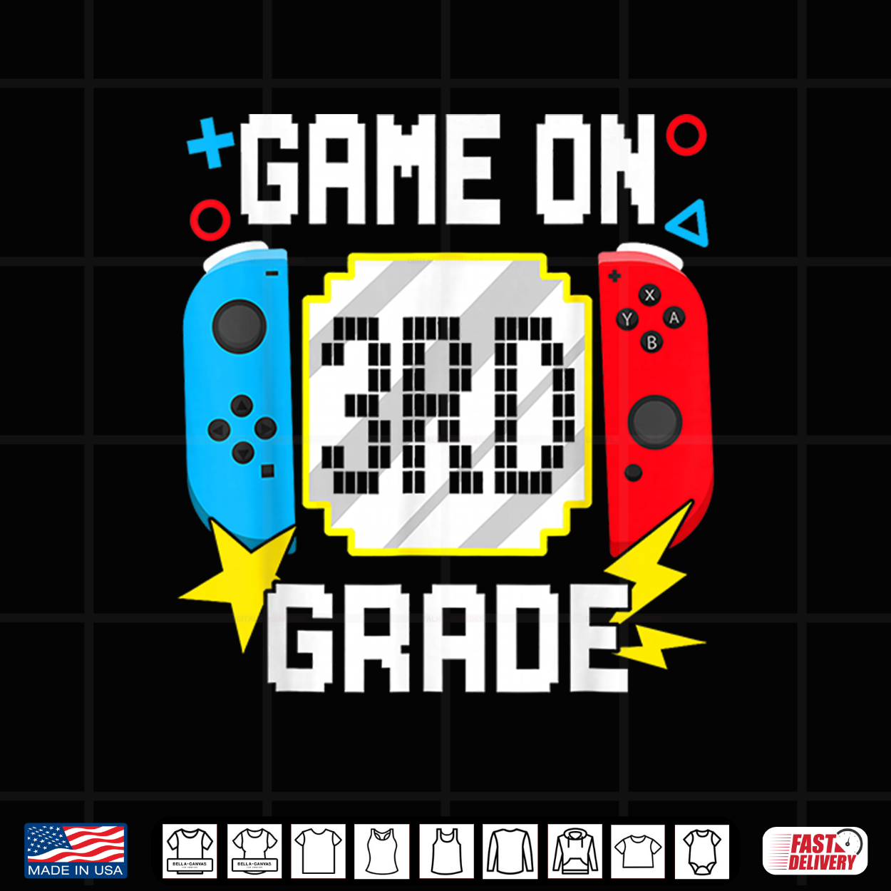 3Rd Grade For Boys Back To School First Day Of Third Grade Shirt