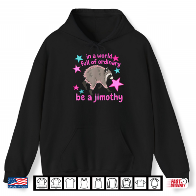 Hoodie In A World Full Of Ordinary Be A Jimothy Raccoon From Seattle Shirt
