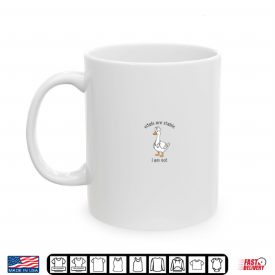 Mug Vitals are Stable I Am Not Funny Goose Nurse RN Medical Shirt